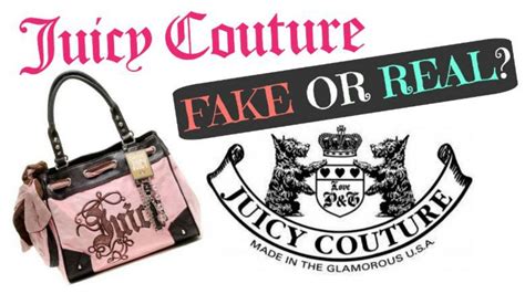 fake juicy couture vs real|is juicy couture real.